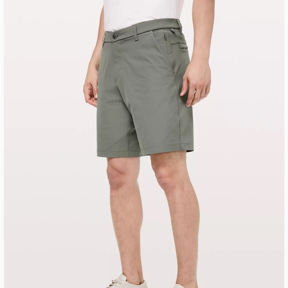 Lululemon Commission Short 9” Grey Sage Warpstreme